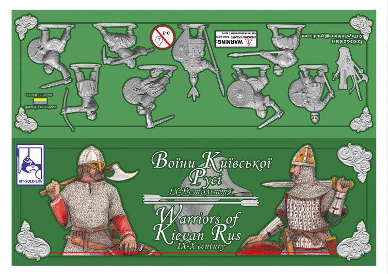 Kit-Soldiers 32011 1:32 Warriors of Kyiv Rus, IX-X century