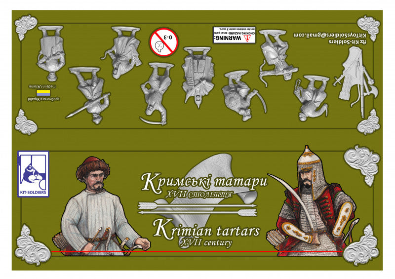 Kit-Soldiers 32014 1:32, 54mm Crimean Tatars, XVII century