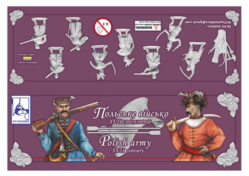 Kit-Soldiers KS32015 1:32, 54mm Polish Army, XVII century