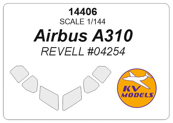 KV Models 14406 1:144 Airbus A310 masks