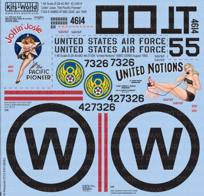 Kits-World KW148083 1:48 Boeing B-29A Superfortress