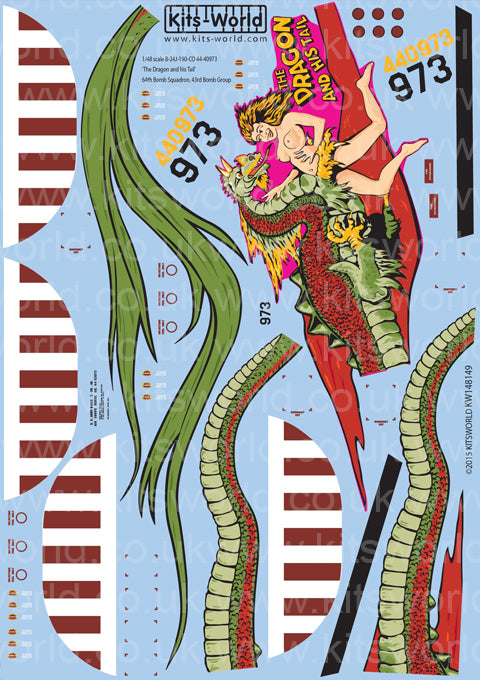 Kits-World KW148149 1:48 Consolidated B-24J Liberator