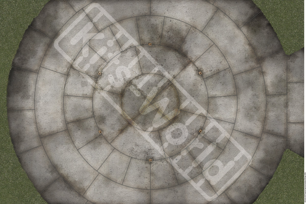 Kits-World B48-502 1:48 RAF Dispersal 150ft 'Frying Pan' type. 1013mm(W) x 675mm(H)