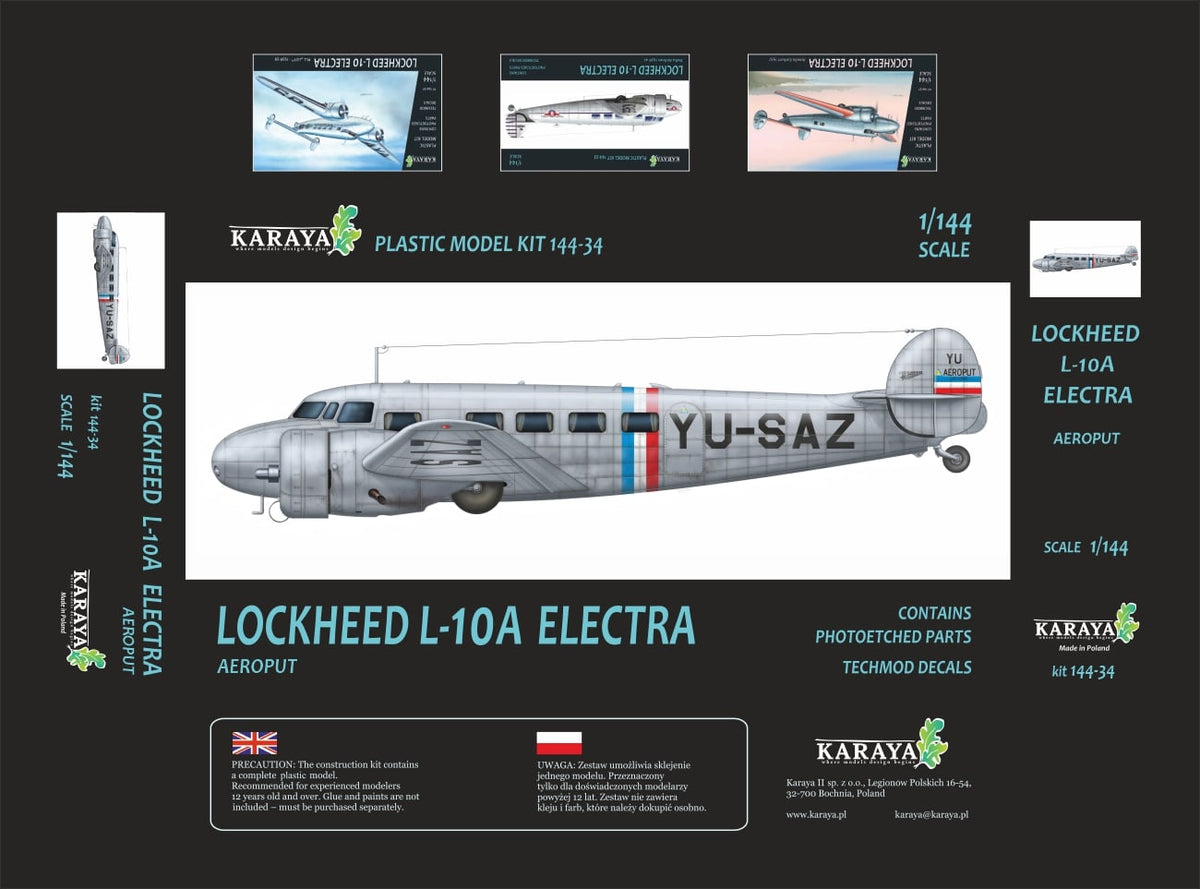 Karaya 144-34 1:144 Lockheed L-10A Electra