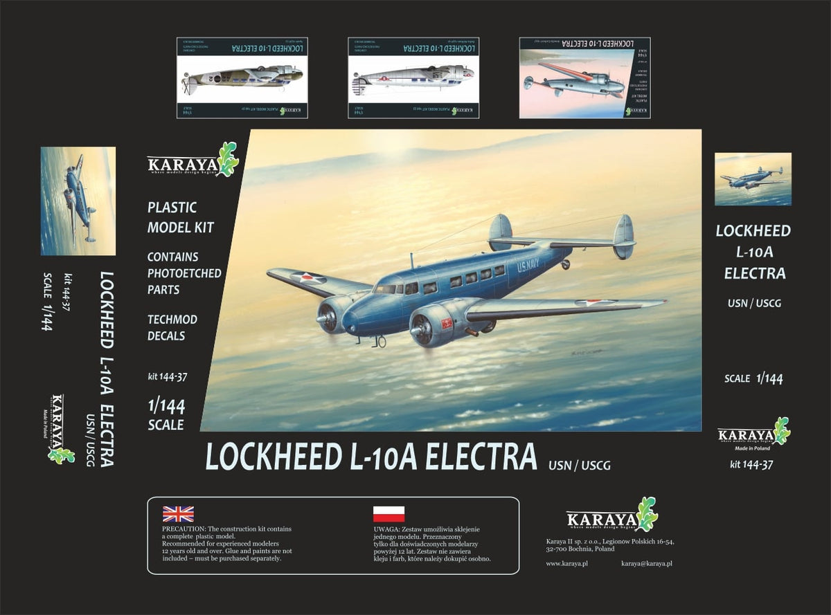 Karaya 144-37 1:144 Lockheed L-10A Electra USN/USCG