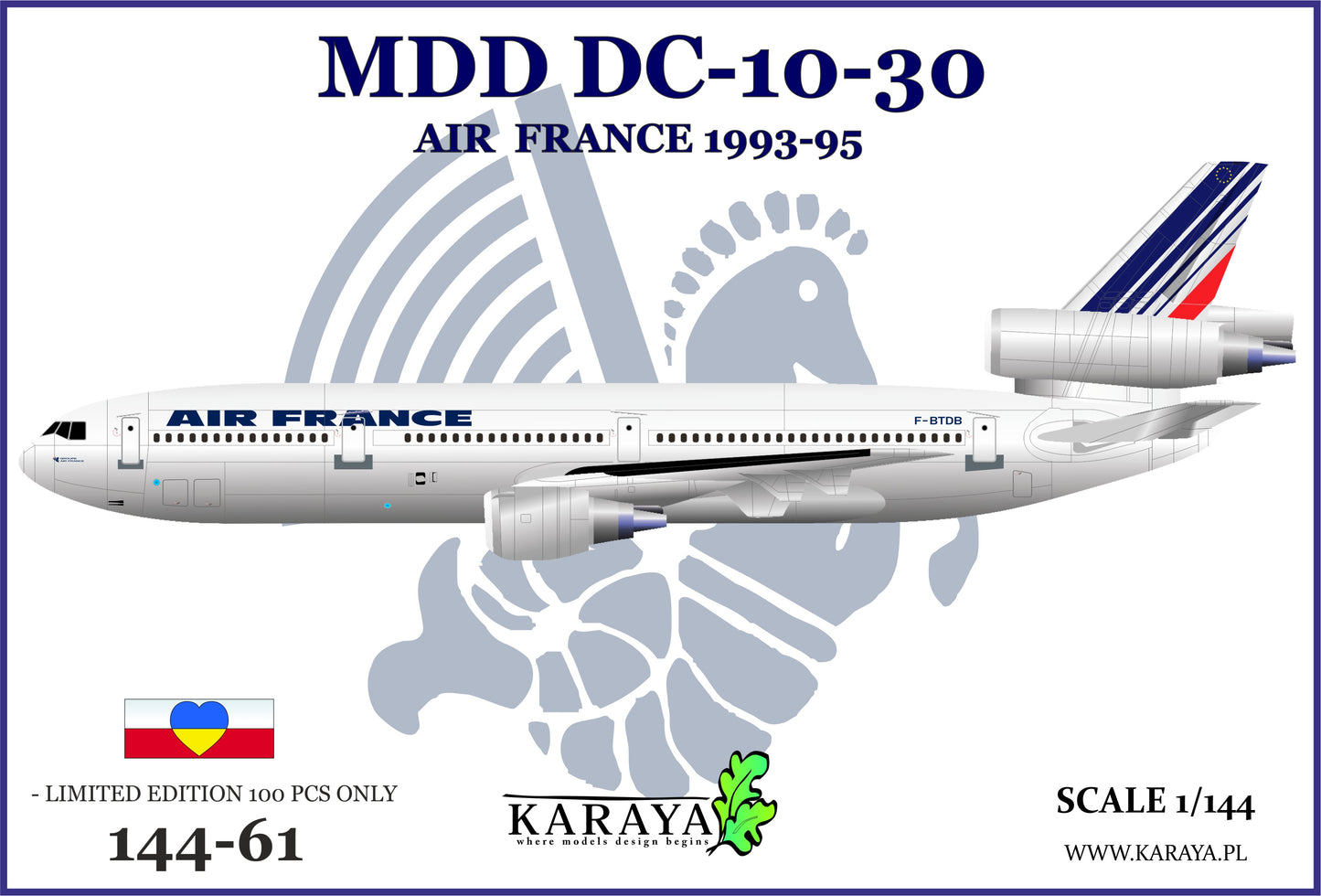 Karaya 144-61 1:144 MDD DC-10-30 Air France