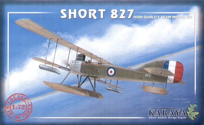 Karaya 72003 1:72 Short 827 (floatplane/seaplane).