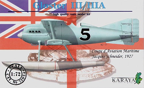 Karaya 72024 1:72 Gloster III/IIIA Schneider Cup with decals