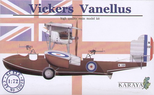 Karaya 72028 1:72 Vickers Vanellus with decals and etched