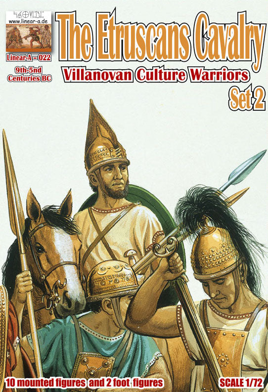 Linear-A 022 1:72 The Etruscans 'Villanovan Culture Warriors' 9th-5th.Centuries BC