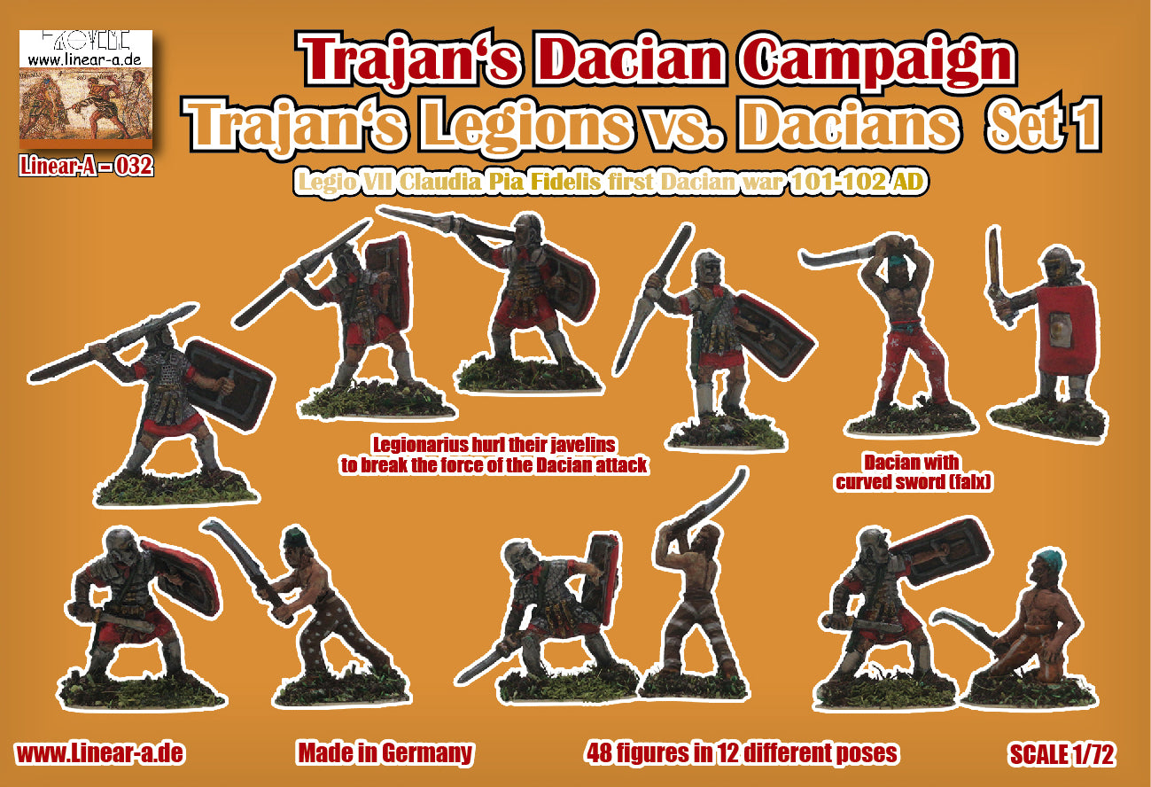 Linear-A LA032 1:72 Trajan's Legion vs. Dacians Set 1