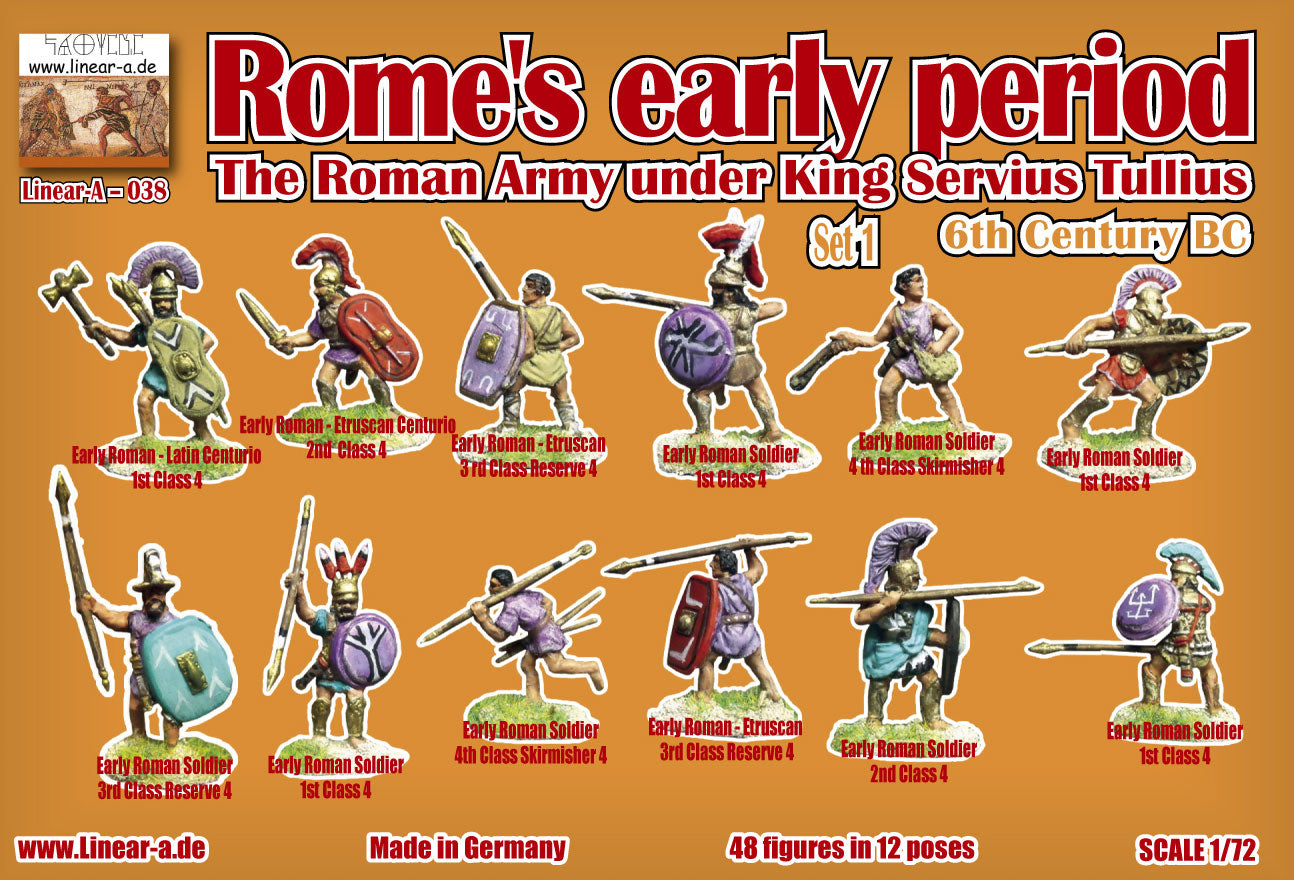 Linear-A 038 1:72 Rome's Early Period Set 1