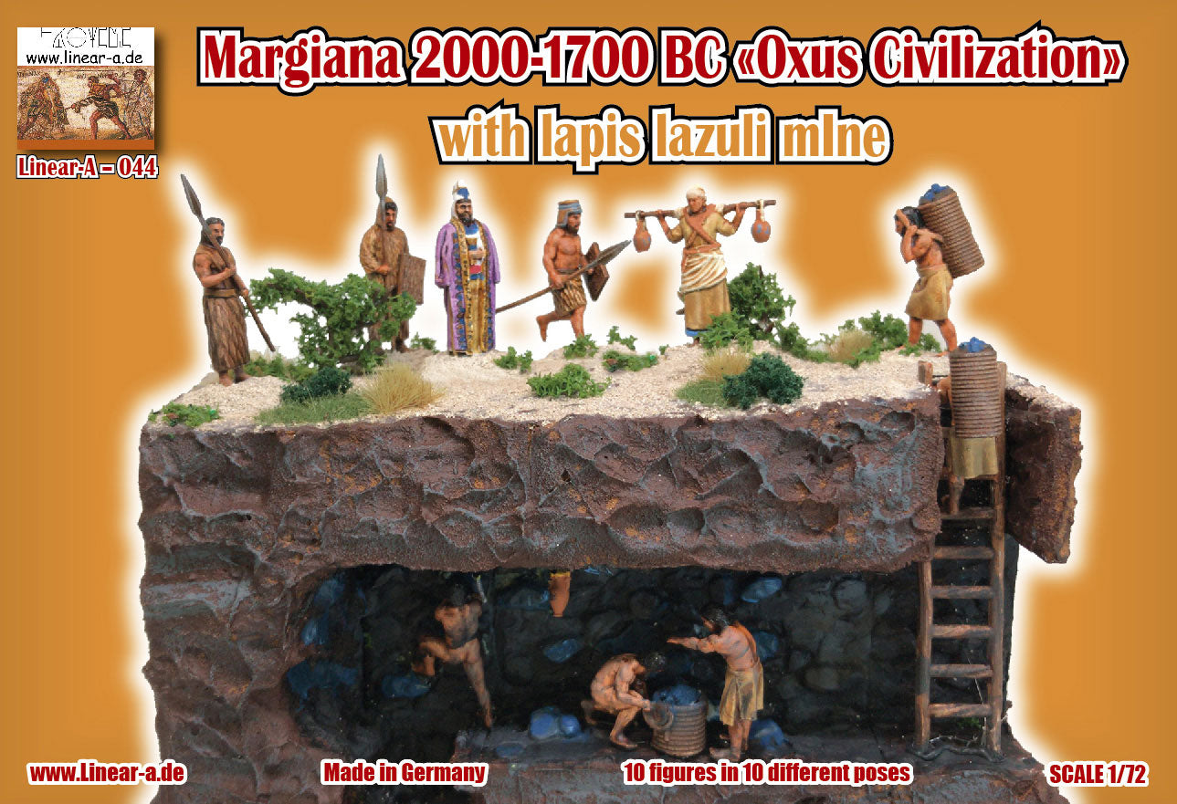 Linear-A LA044 1:72 MARGIANA 2000 BC - 1700 BC 'Oxus civilization' 'with lapis lazuli mine'