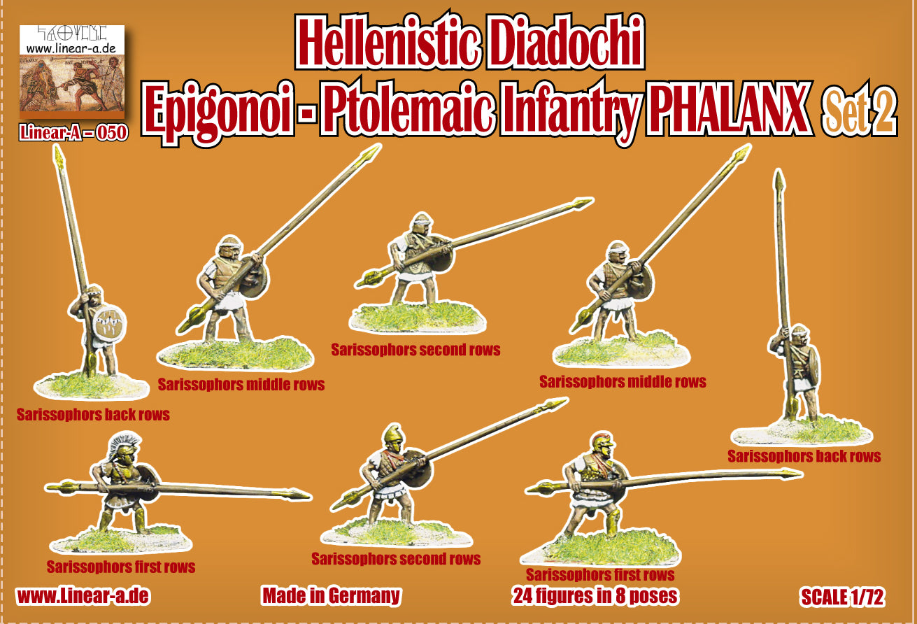 Linear-A 050 1:72 Hellenistic Diadochi Battle of Raphia 217 BC