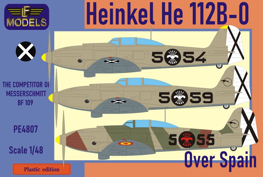 LF Models PE4807 1:48 Heinkel He-112B-0 over Spain