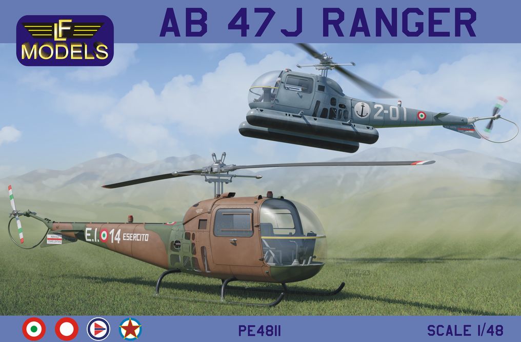 LF Models PE4811 1:48 AB 47J Super Ranger (Carabinieri, SAR rescue, Italian AF)