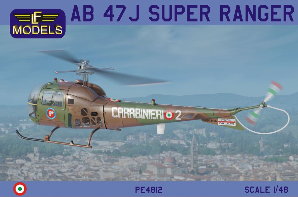 LF Models PE4812 1:48 AB 47J Super Ranger (Carabinieri, SAR rescue, Italian AF)