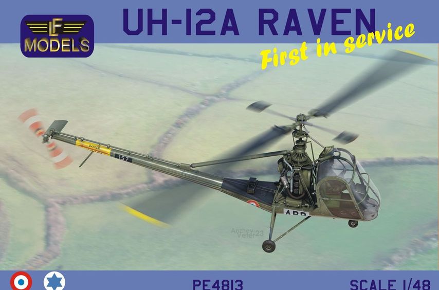 LF Models PE4813 1:48 UH-12A Raven First in service (2x France, 2x Israel)