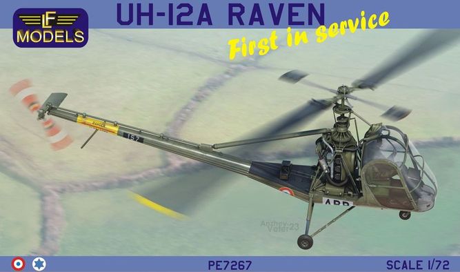 LF Models PE7267 1:72 UH-12A Raven First in service (2x France, 2x Israel)