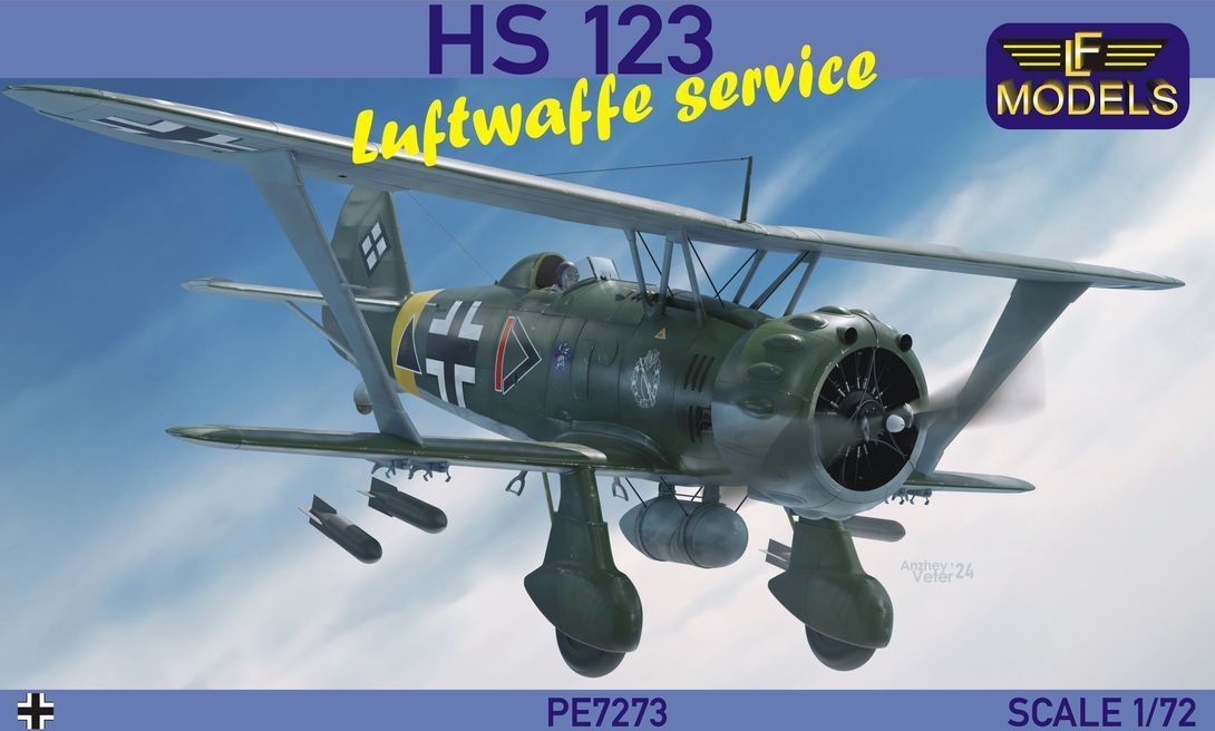 LF Models PE7273 1:72 Henschel Hs-123 Luftwaffe service