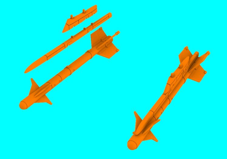 LF Models 3D4808 1:48 MAA-1 Piranha Air-to-air Missile 2pcs