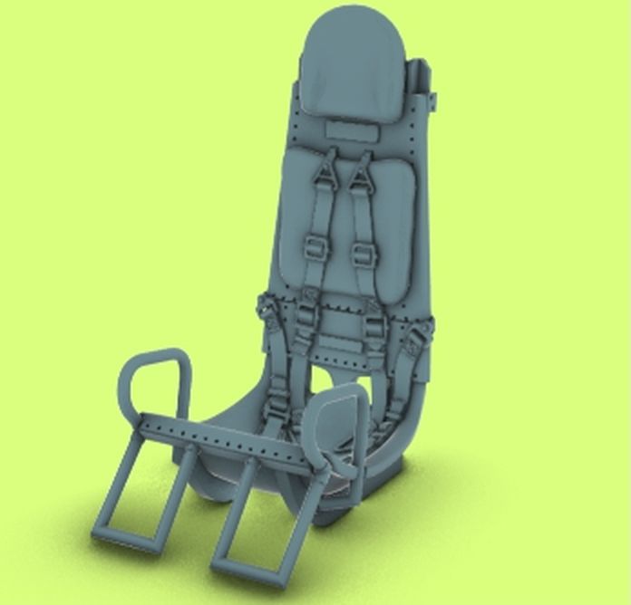 LF Models LF3D4816 1:48 Heinkel He-280V-3 Seat 3d-Printed