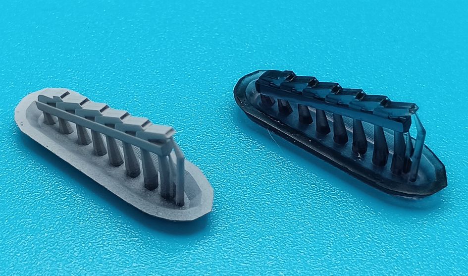 LF Models 3D7201 1:72 Messerschmitt Bf-109E-1/E-3/E-4/E-7 (3D-Printed) Exhaust Stacks