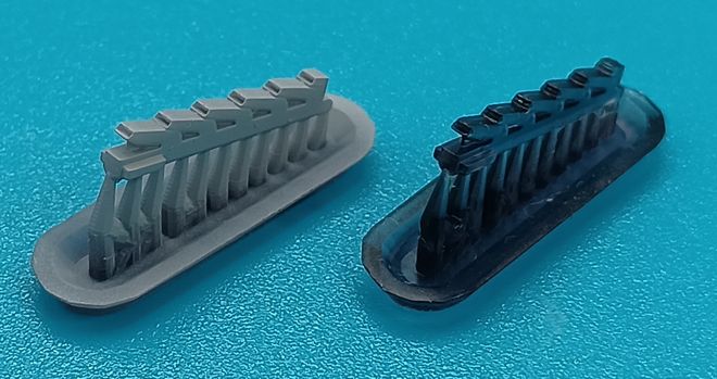 LF Models 3D7203 1:72 Messerschmitt Bf-109E-1/E-3/E-4/E-7 (3D-Printed) Exhaust Stacks
