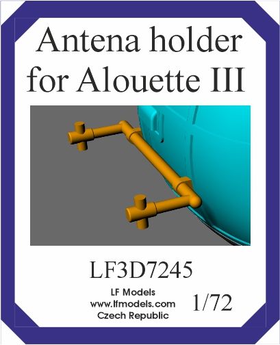 LF Models 3D7245 1:72 Antenna Holder for Alouette III