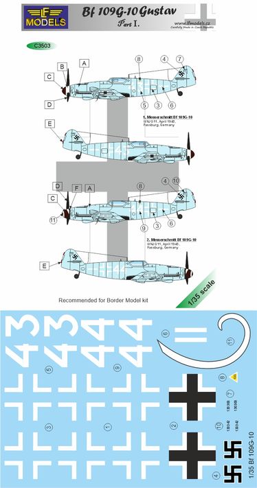 LF Models LFMC3503 1:35 Messerschmitt Bf-109G-10 Gustav Part 1