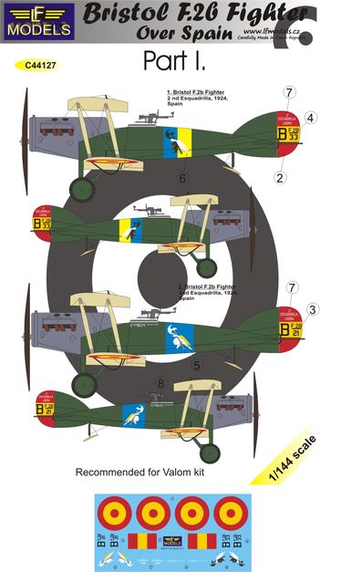LF Models C44127 1:144 Bristol F.2B Fighter over Spain Part I
