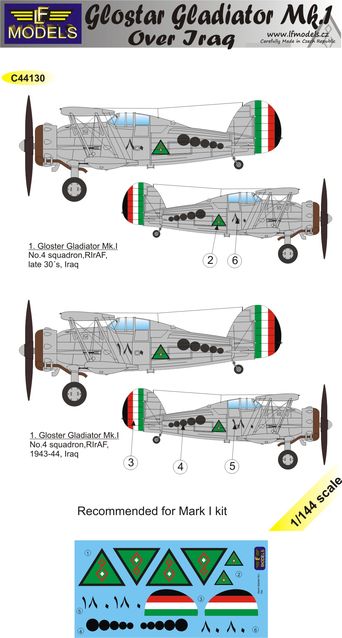 LF Models C44130 1:144 Gloster Gladiator Mk.I over Iraq