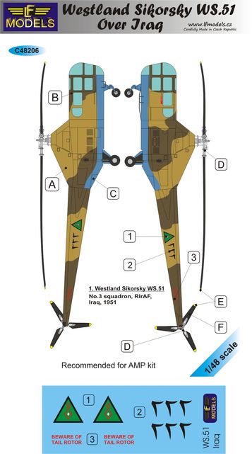 LF Models C48206 1:48 Westland-Sikorsky WS.51 over Iraq