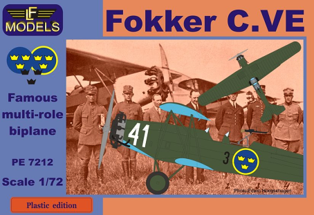 LF Models PE7212 1:72 Fokker C.VE Sweden