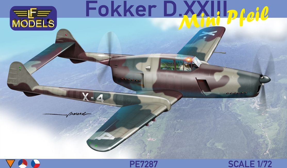 LF Models PE7287 1:72 Fokker D.XXIII Mini Pfeil.