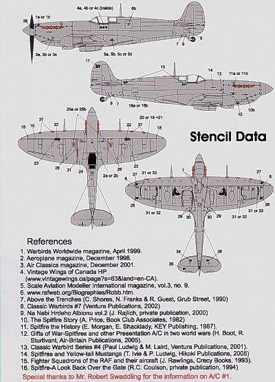 Lifelike 48-026 1:48 Supermarine Spitfire Part 4
