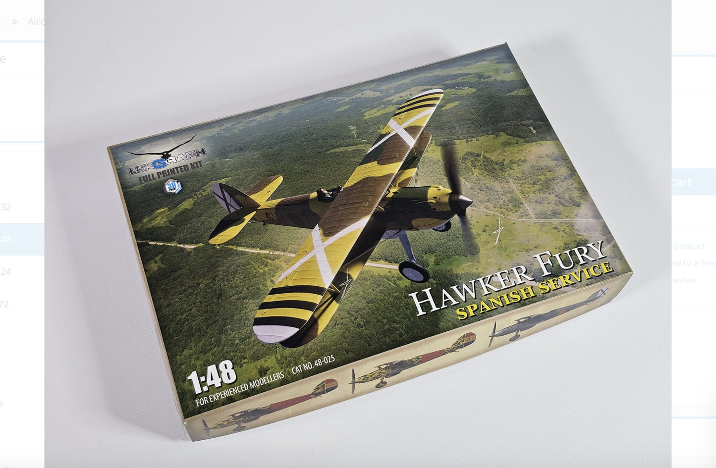 Lukgraph 48-025 1:48 Hawker Fury Spanish Service