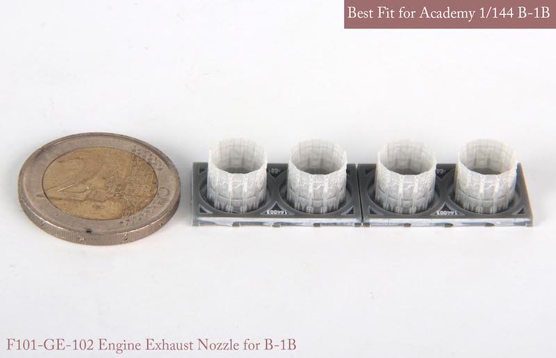 Mk.1 Design MA-14401 1:144 Rockwell B-1B Lancer GE EXHAUST NOZZLE SET (OPENED