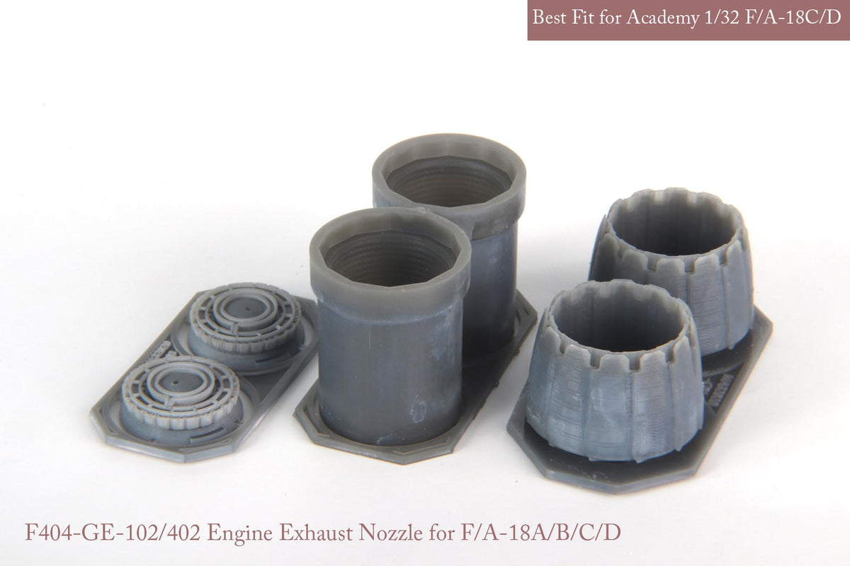 Mk.1 Design MA-32020 1:32 McDonnell-Douglas F/A-18A+/F/A-18B/F/A-18C/F/A-18D EXHAUST NOZZLE & AFTER BURNER SET (OPENED)
