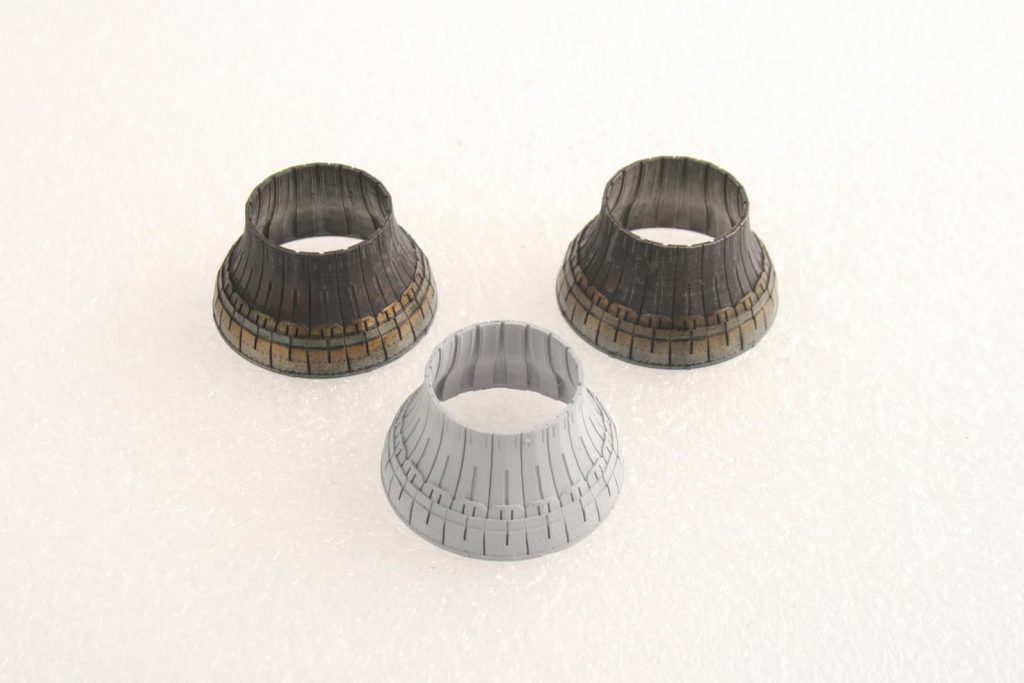 Mk.1 Design MA-48020 1:48 Grumman F-14A Tomcat P&W EXHAUST NOZZLE SET (CLOSED) 2 X High Detailed Resin Parts