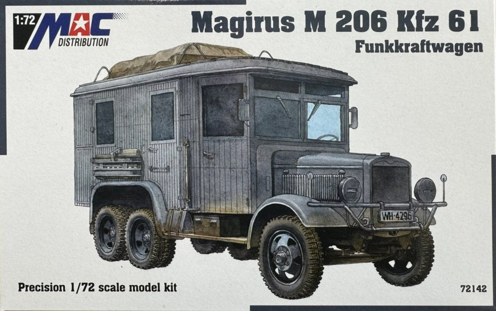 MAC Distribution 72142 1:72 Magirus M 206 Kfz.61