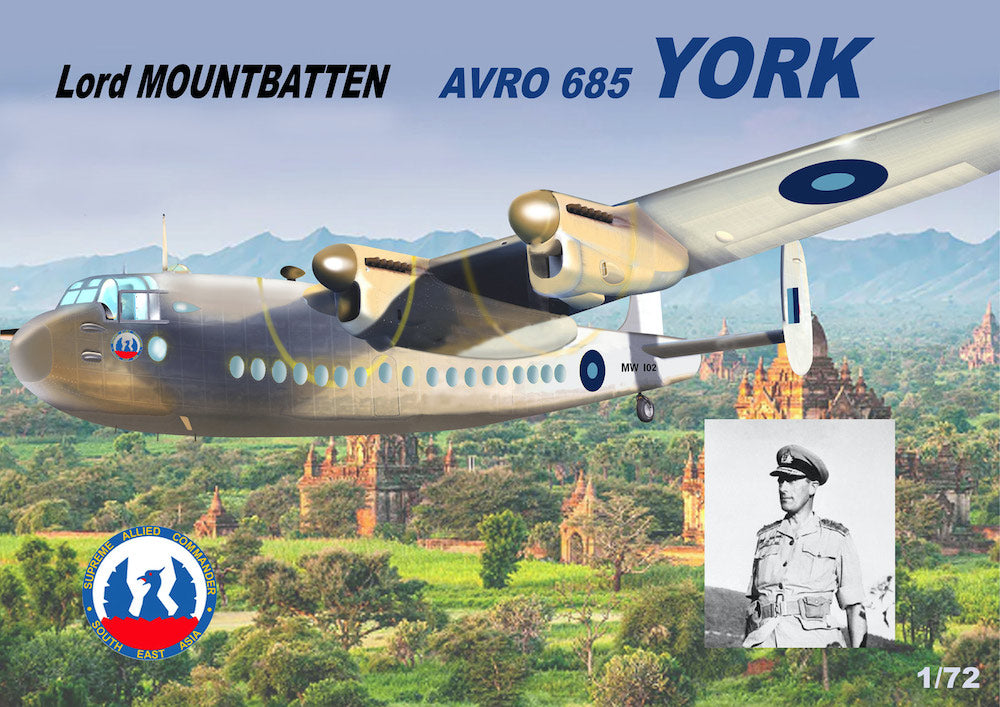 Mach 2 GP109 1:72 Avro York 685 MW102 used by the Viceroy of India and C-in-C South East Asia Command, Lord Mountbatten.