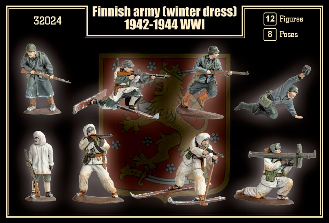 Mars 32024 1:32 WWII Finnish Army in Winter Dress 1942-1944