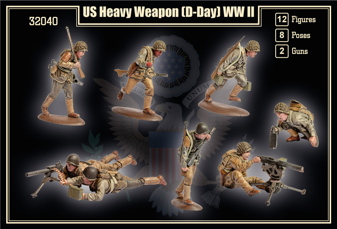 Mars 32040 1:32 WWII US Heavy Weapons D-Day