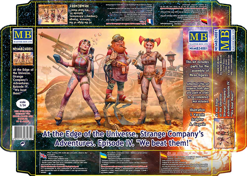 Master Box MB24081 1:24 Strange Company's Adventures. Episode IV. 'We Beat Them!'