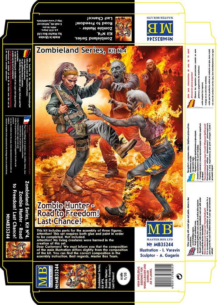 Master Box MB35244 1:35 Zombieland, Kit No. 4, Last Chance!