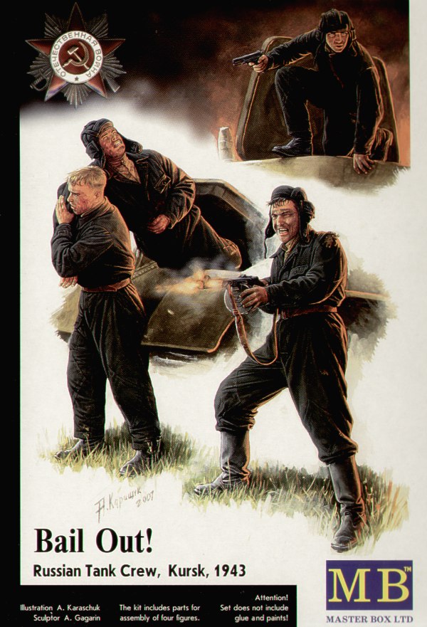 Master Box MB3532 1:35 Soviet Tankmen, Kursk 1943