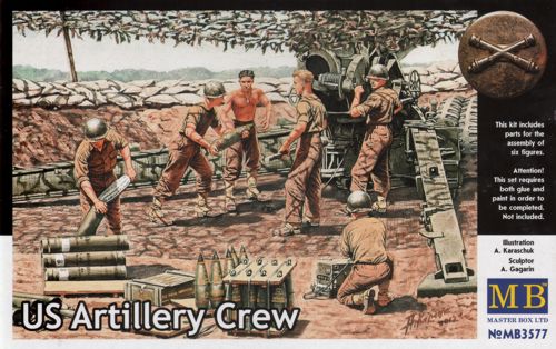 Master Box MB3577 1:35 US Artillery Crew (Vietnam War 1965-1973)