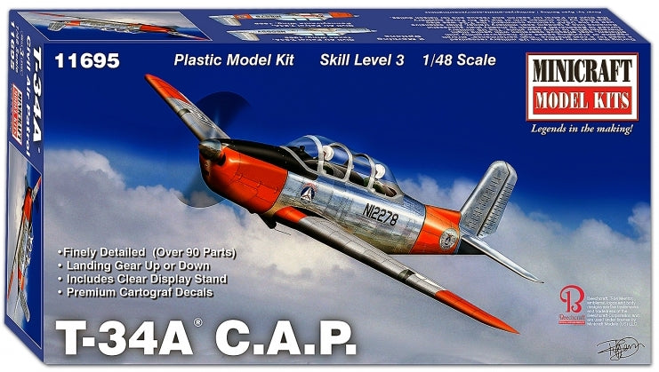Minicraft 11695 1:48 Beechcraft T-34A Mentor