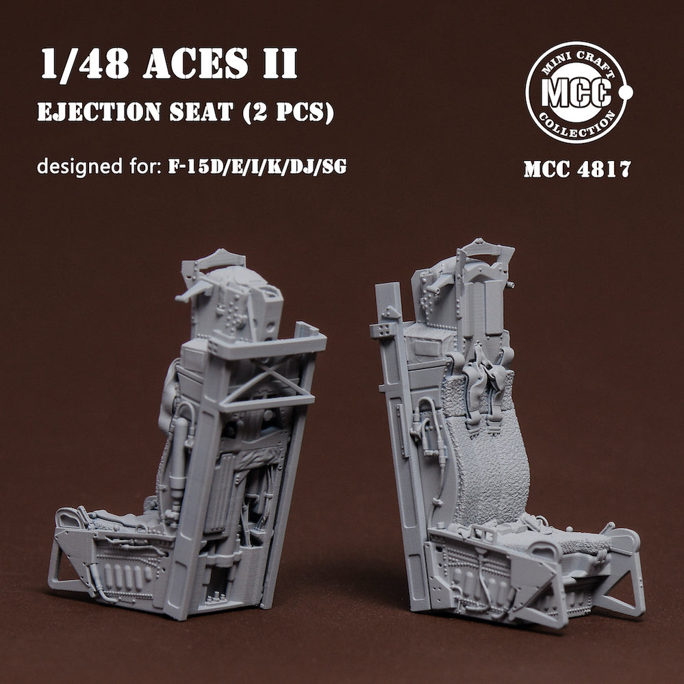 Mini Craft Collection MCC4817 1:48 ACES II Ejection Seats for McDonnell F-15 Eagle (2pcs)